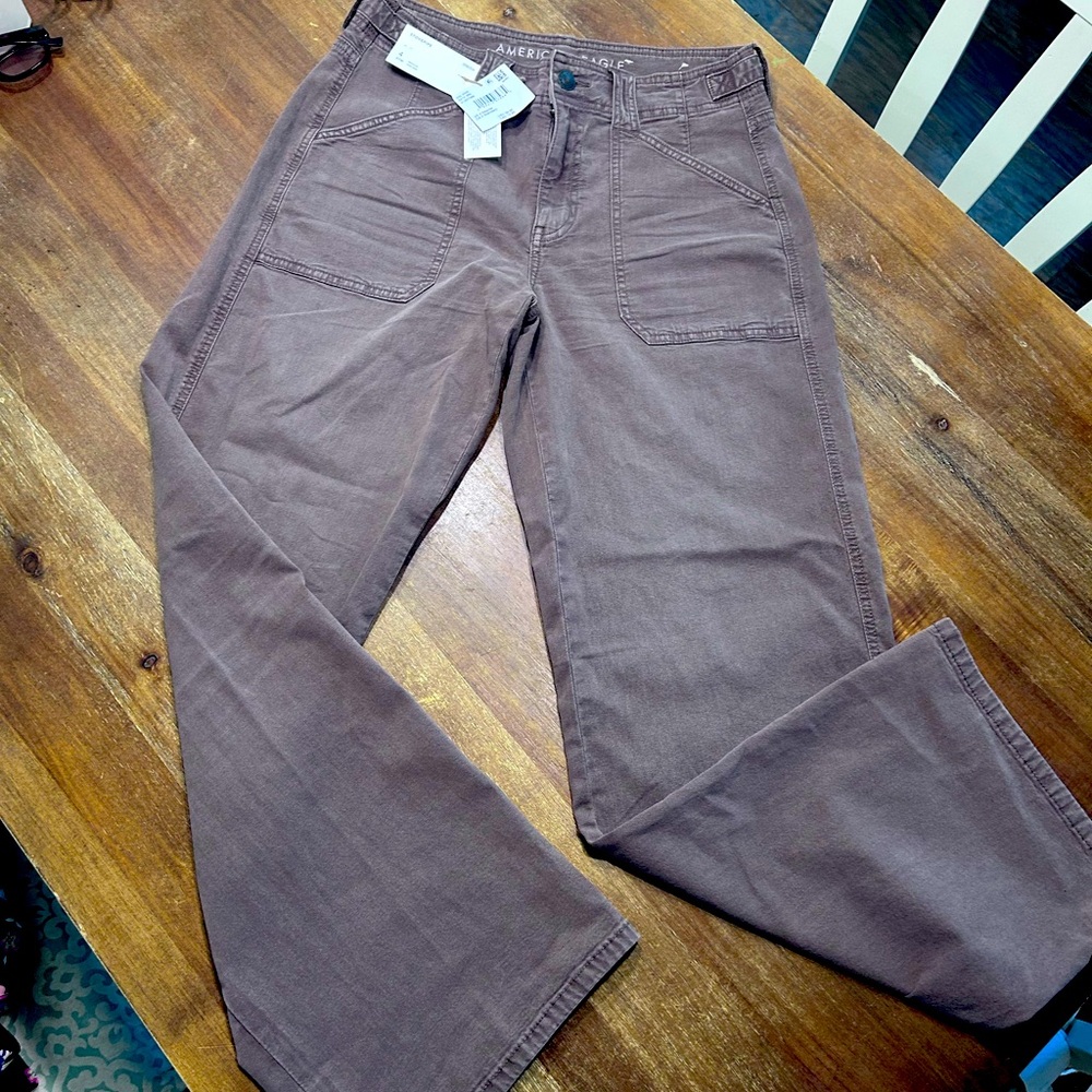 American Eagle Outfitters Brown Flare Jeans
